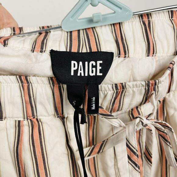 NWT Paige Striped Drawstring Pull-On Elastic Waist Casual Lure Shorts Small - Picture 5 of 5